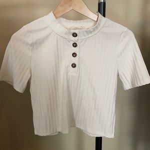 Molly green cropped shirt!